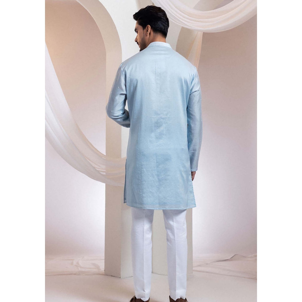 SMRITI Blue Thread Kurta With Pant