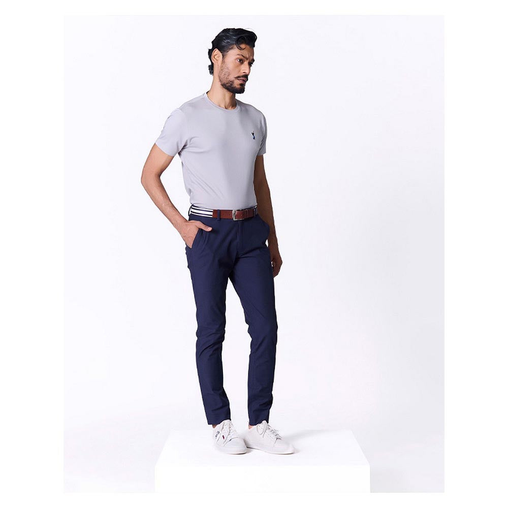 S&N by Shantnu Nikhil Batsman Navy Blue Trouser
