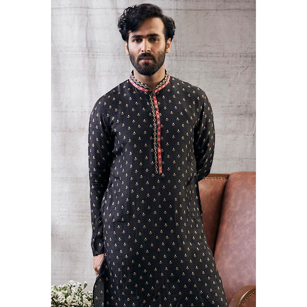 Soup by Sougat Paul Zahra Printed Kurta (Set of 2)