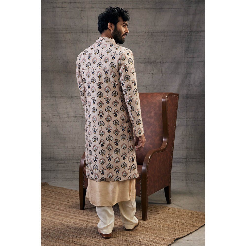 Soup by Sougat Paul Sarouk Printed Sherwani (Set of 3)