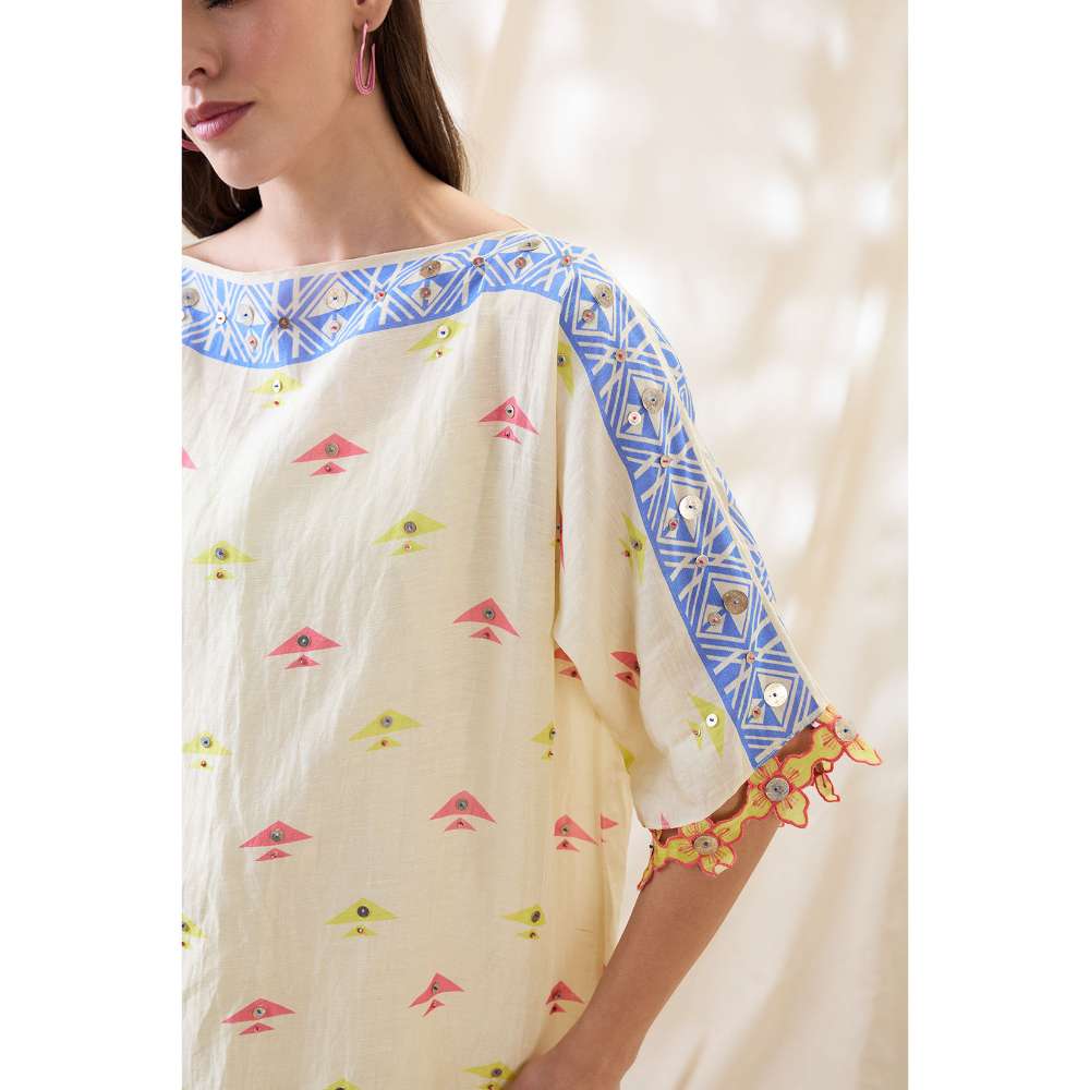 Soup by Sougat Paul Kitchra Appliqued Embellished Co-Ord (Set of 2)