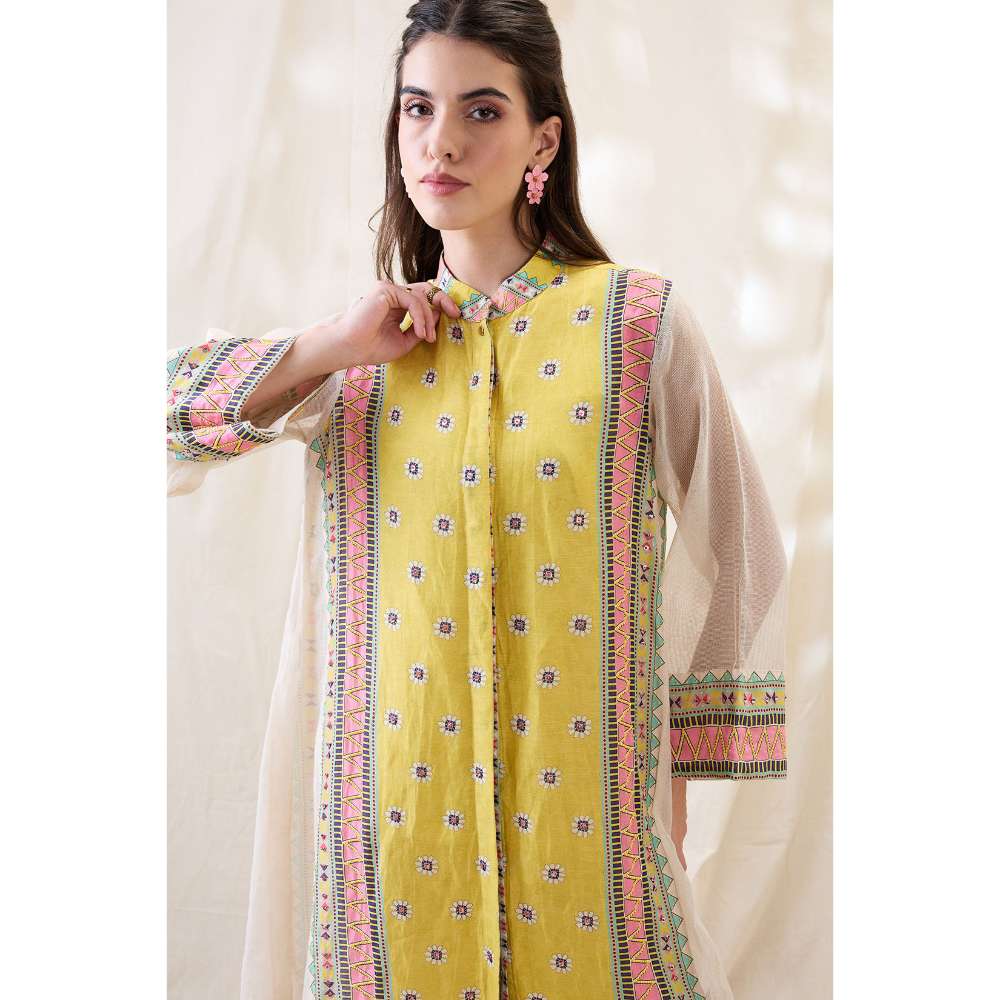 Soup by Sougat Paul Nooma Floral Print A-Line Dress
