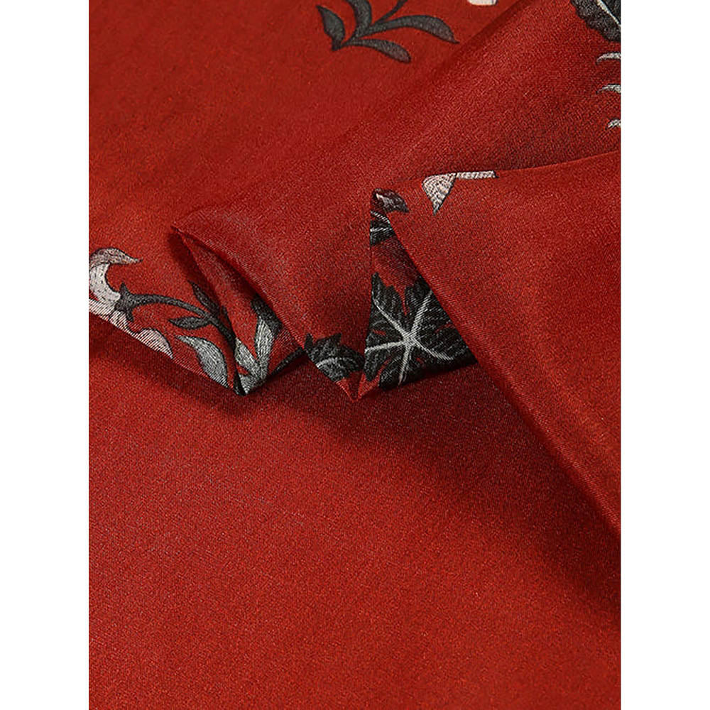 Soup by Sougat Paul Night Floral Printed Scarf