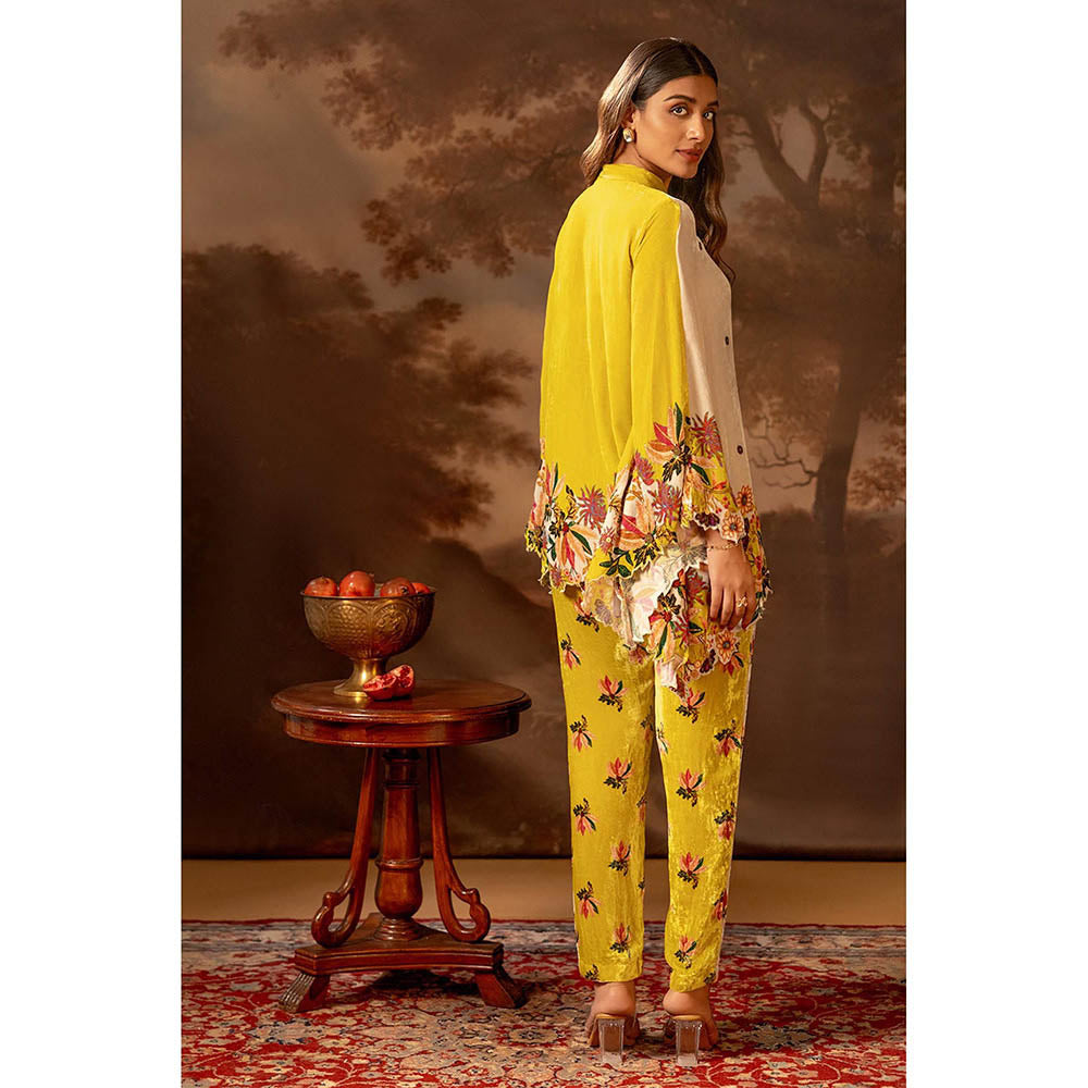 Soup by Sougat Paul Aarani Beige Tunic with Pant