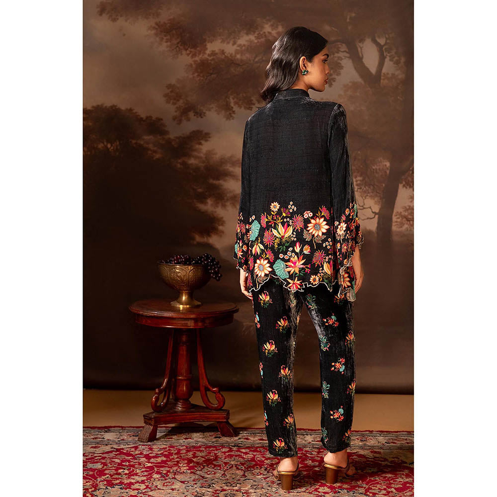 Soup by Sougat Paul Aarani Black Tunic with Pant