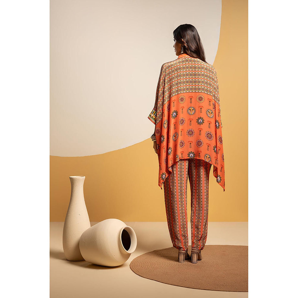 Soup by Sougat Paul Taarani Rust Kurti with Pant