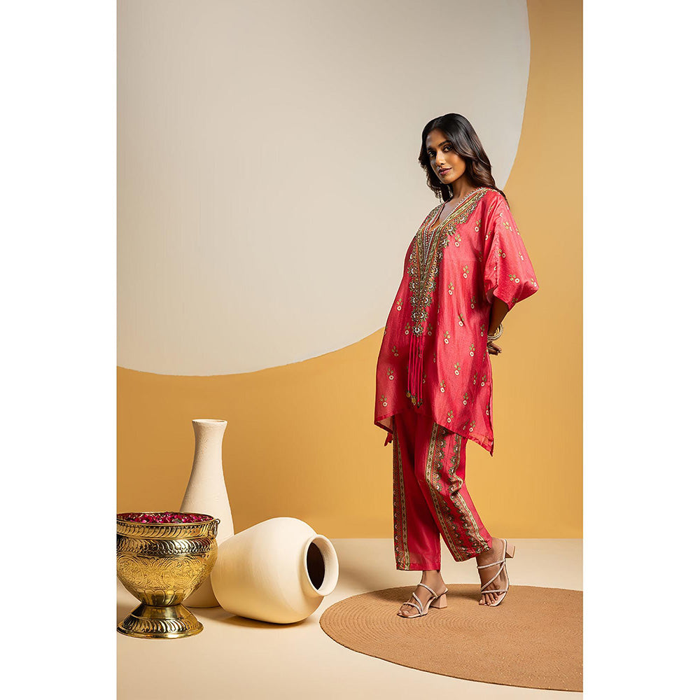 Soup by Sougat Paul Taarani Pink Kurti with Pant