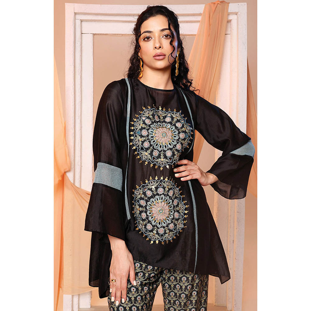 Soup by Sougat Paul Eraya Applique Asymmetric Co-Ord Set