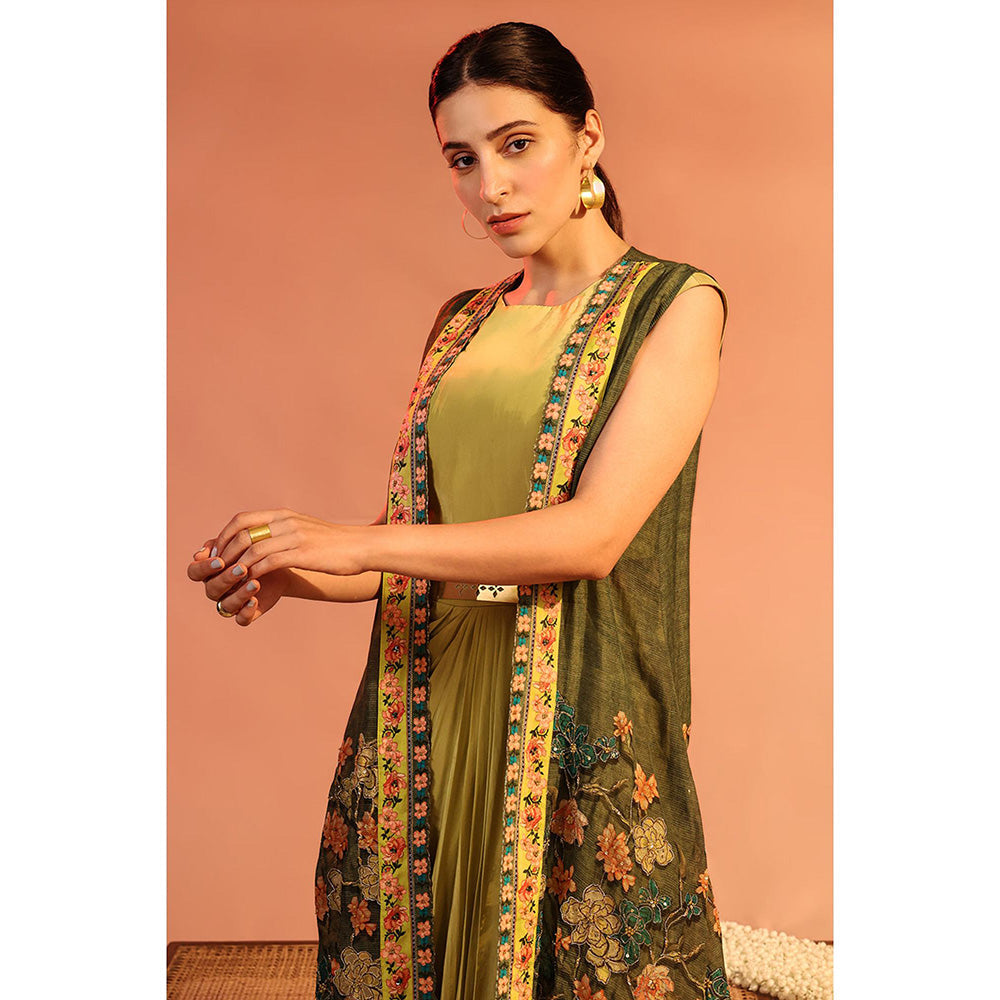 Soup by Sougat Paul Sadira Embellished Drape Dress