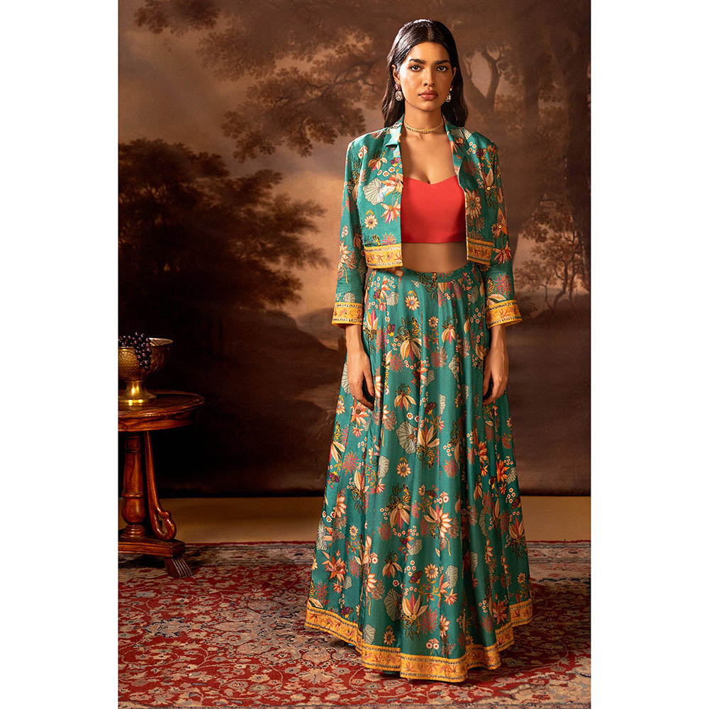 Soup by Sougat Paul Aarani Embroidered Lehenga Choli with Jacket