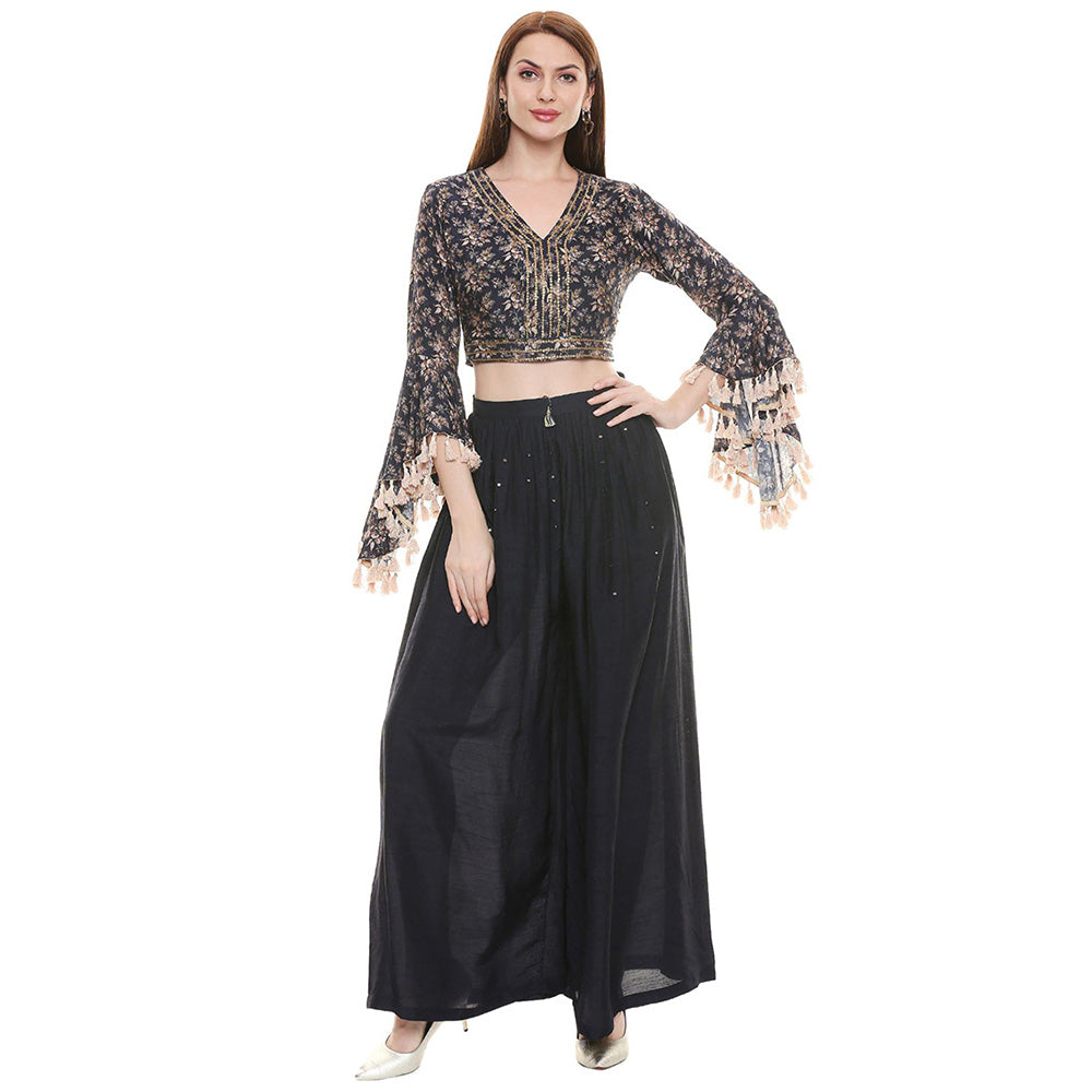 Soup by Sougat Paul Applique Floral Lehenga Choli with Dupatta