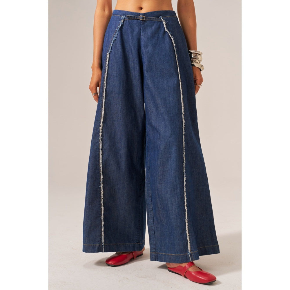 SPACE Isabelle Navy Blue Co-Ord Set