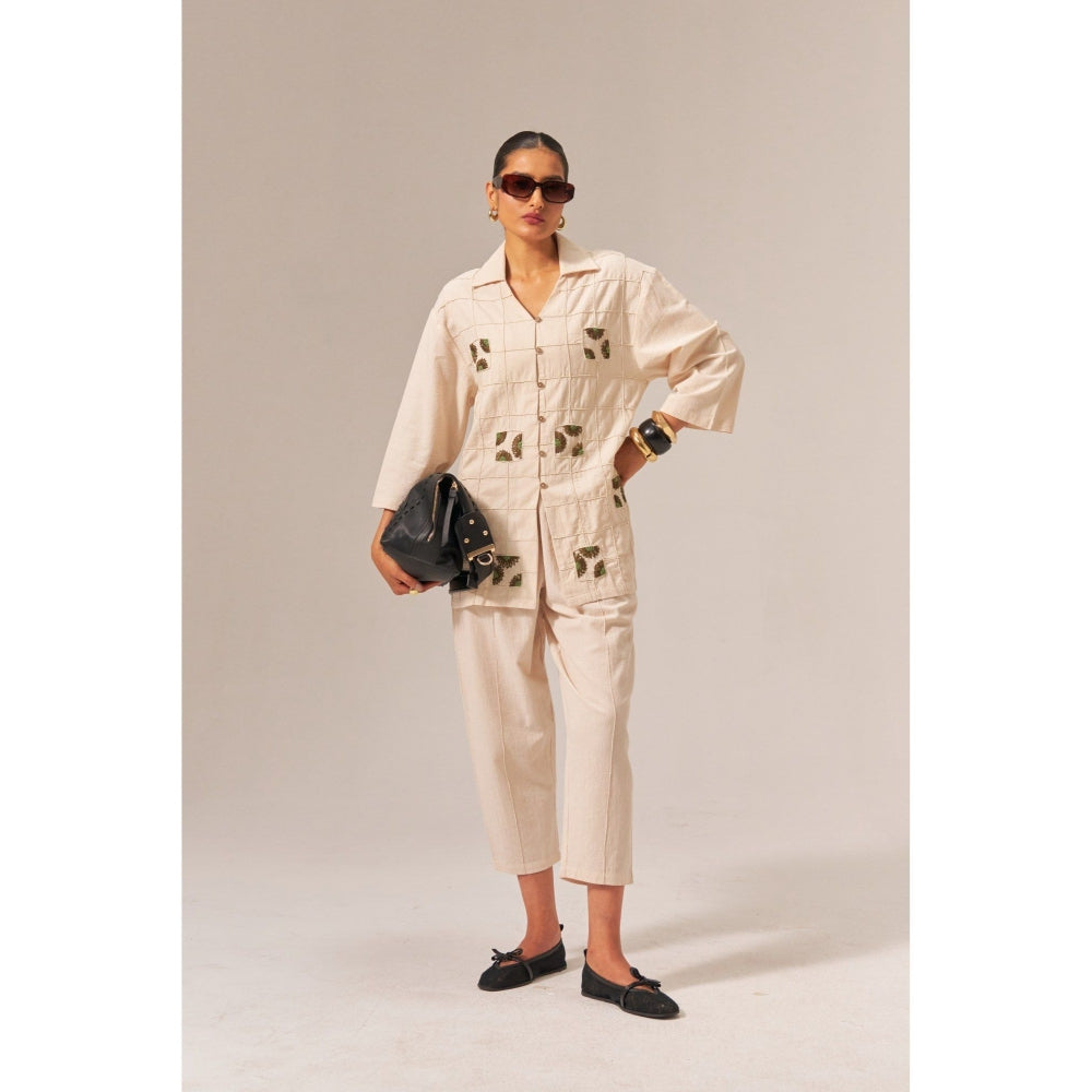 SPACE Zanzibar Beige Shirt with Pant