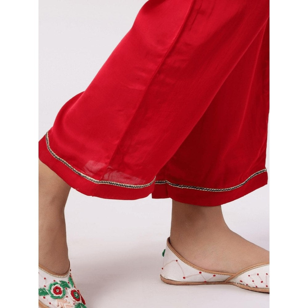 Spring Soul Modal Silk Bandhani Kurta and Pant (Set of 2)