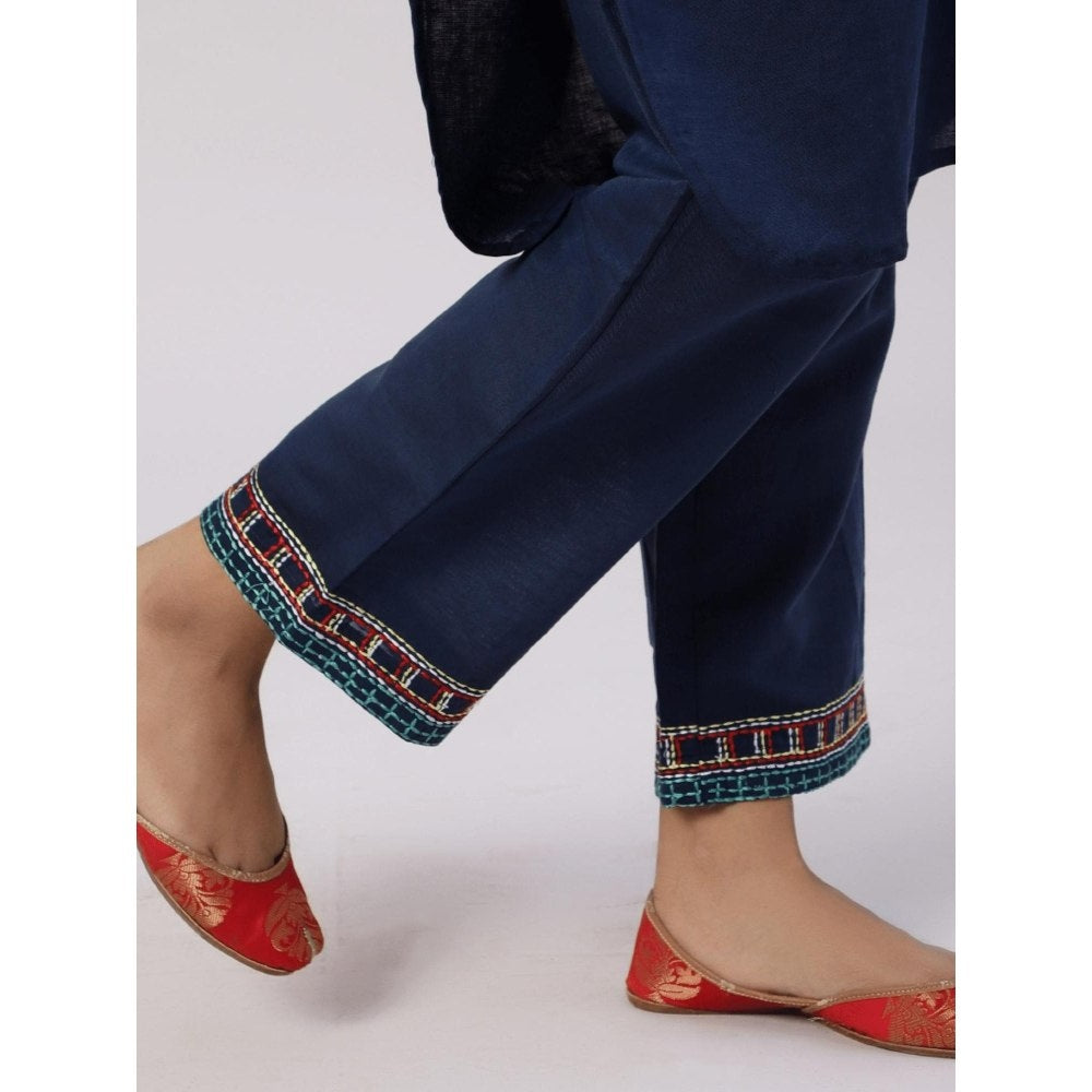 Spring Soul Cotton Linen Thread Work Co-Ord (Set of 2)