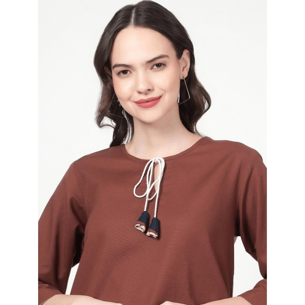 Spring Soul Colour Block Knee-Length Dress