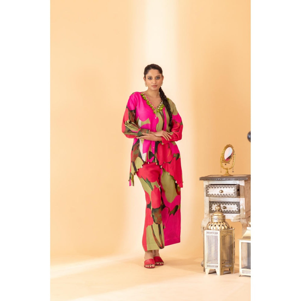 Sshilpa Samriya Multi Colour Printed Co-Ord (Set of 2)