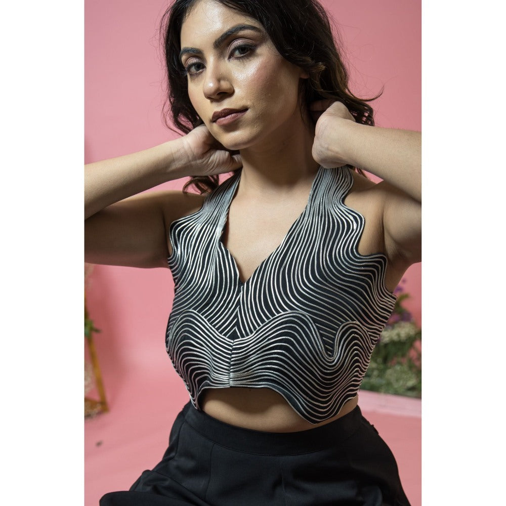 SUBTLE Wave Corded Top