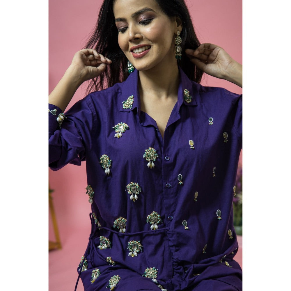 SUBTLE Purple Aria Shirt