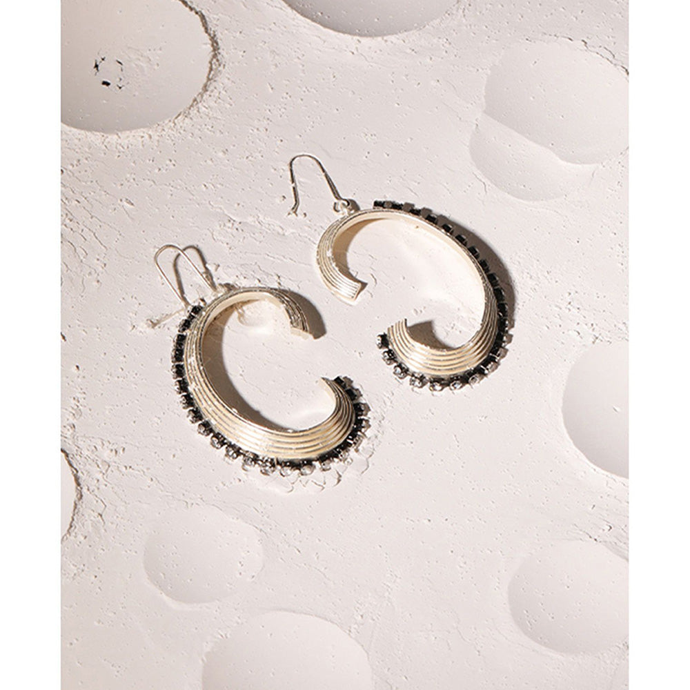 Suhani Pittie Spiral Galaxy Earrings Worn By Nazriya Fahadh