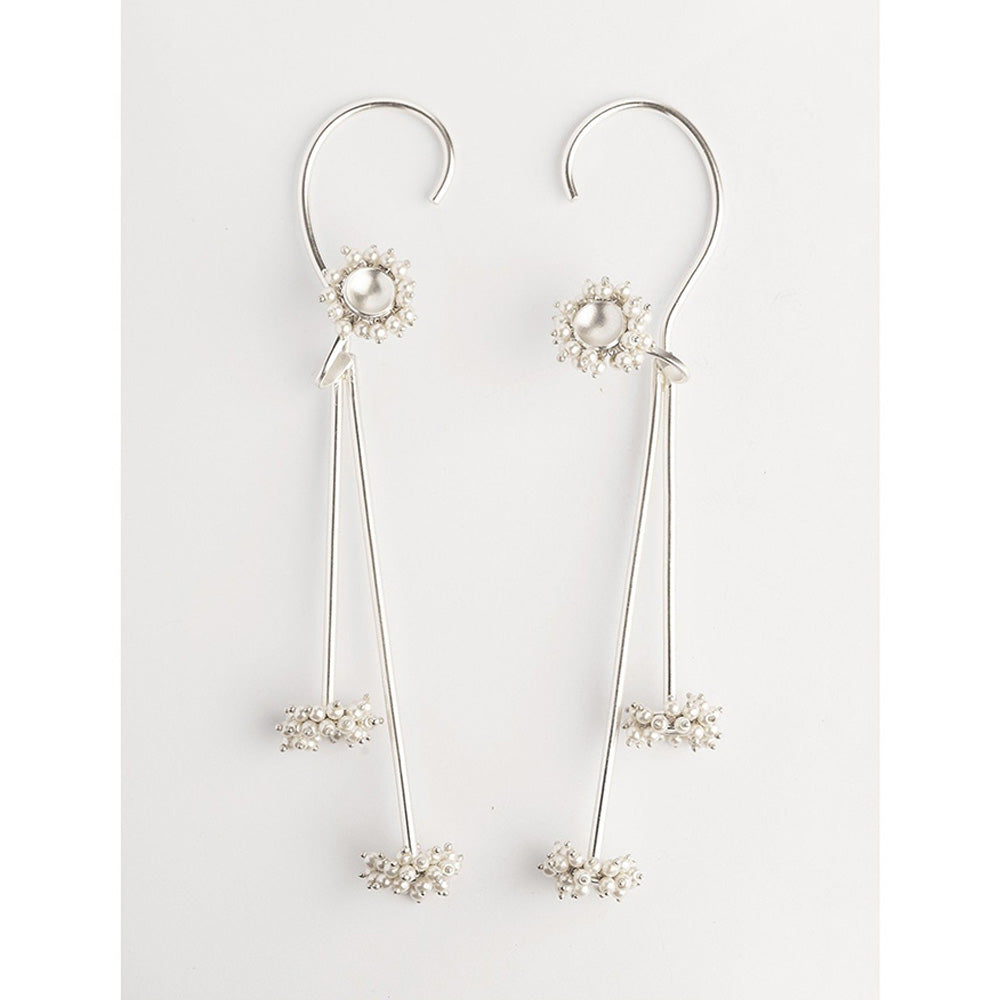 Suhani Pittie Pearl Bunch Shoulder Duster