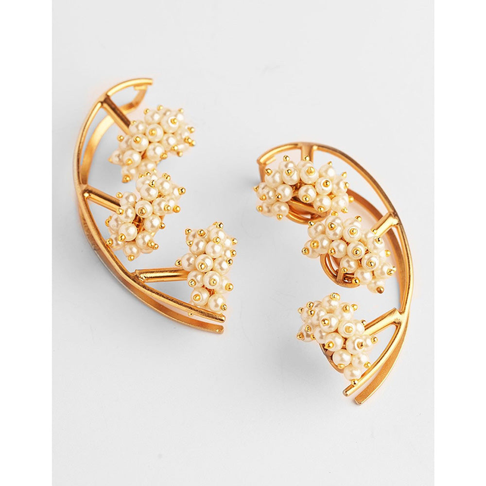 Suhani Pittie Pearl Bunch Ear Wrap