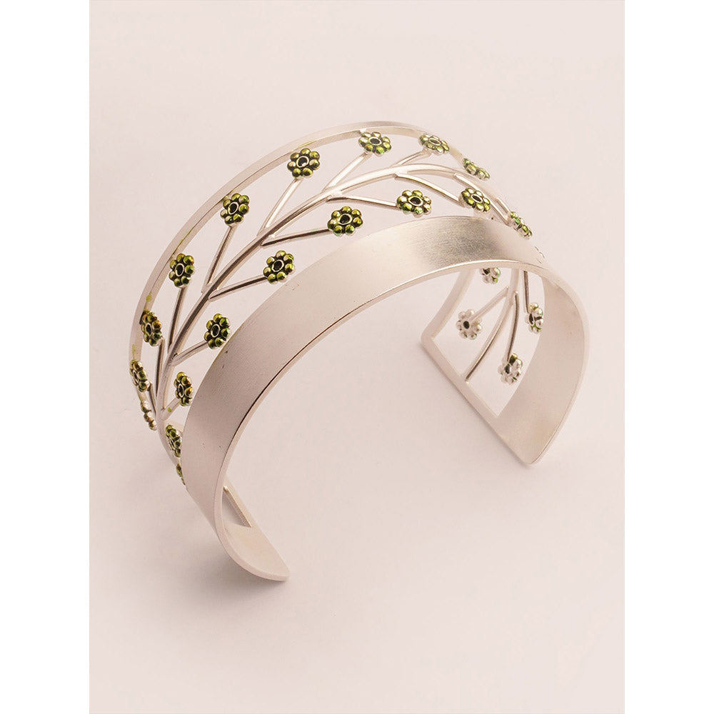Suhani Pittie Moon Mettle Silver Plated Cuff