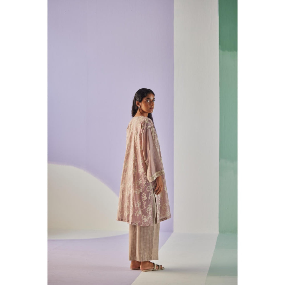 Surbhi Gupta Grey Antifit Kurta and Pant (Set of 2)