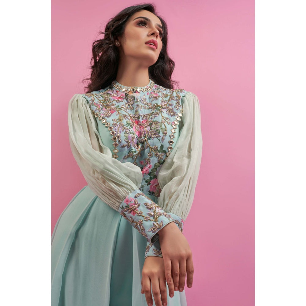 Suruchi Parakh Green Embellished Jumpsuit