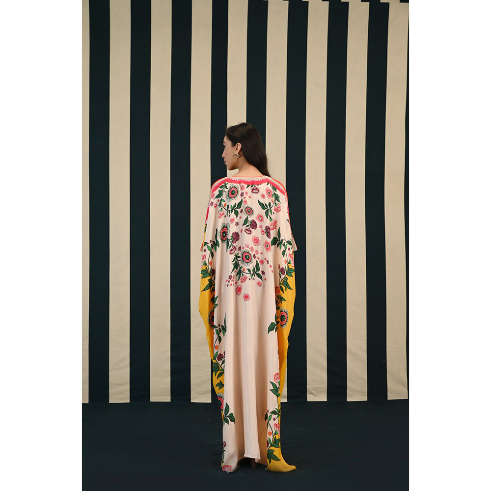 Swati Vijaivargie Gulmohar Kavya Kaftan Dress