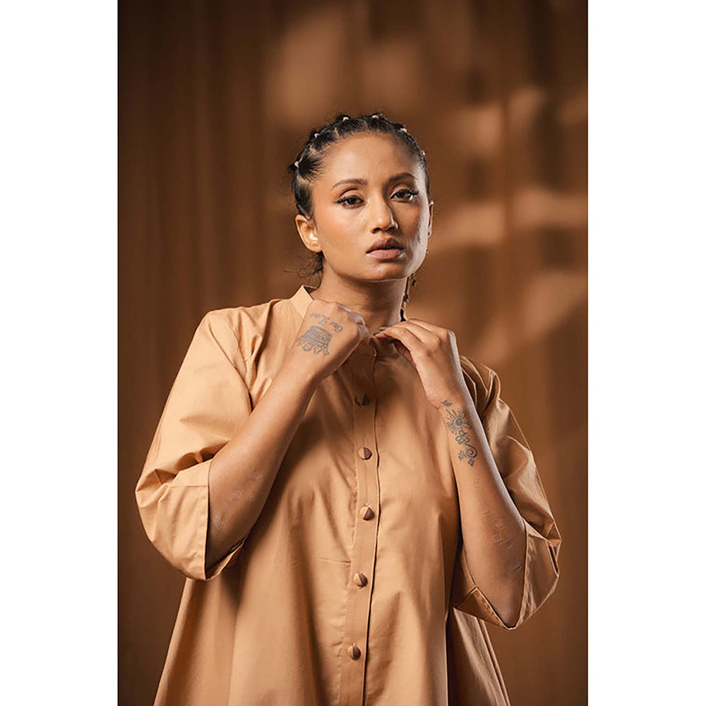 Taraasi Langdi' Cotton Shirt Dress