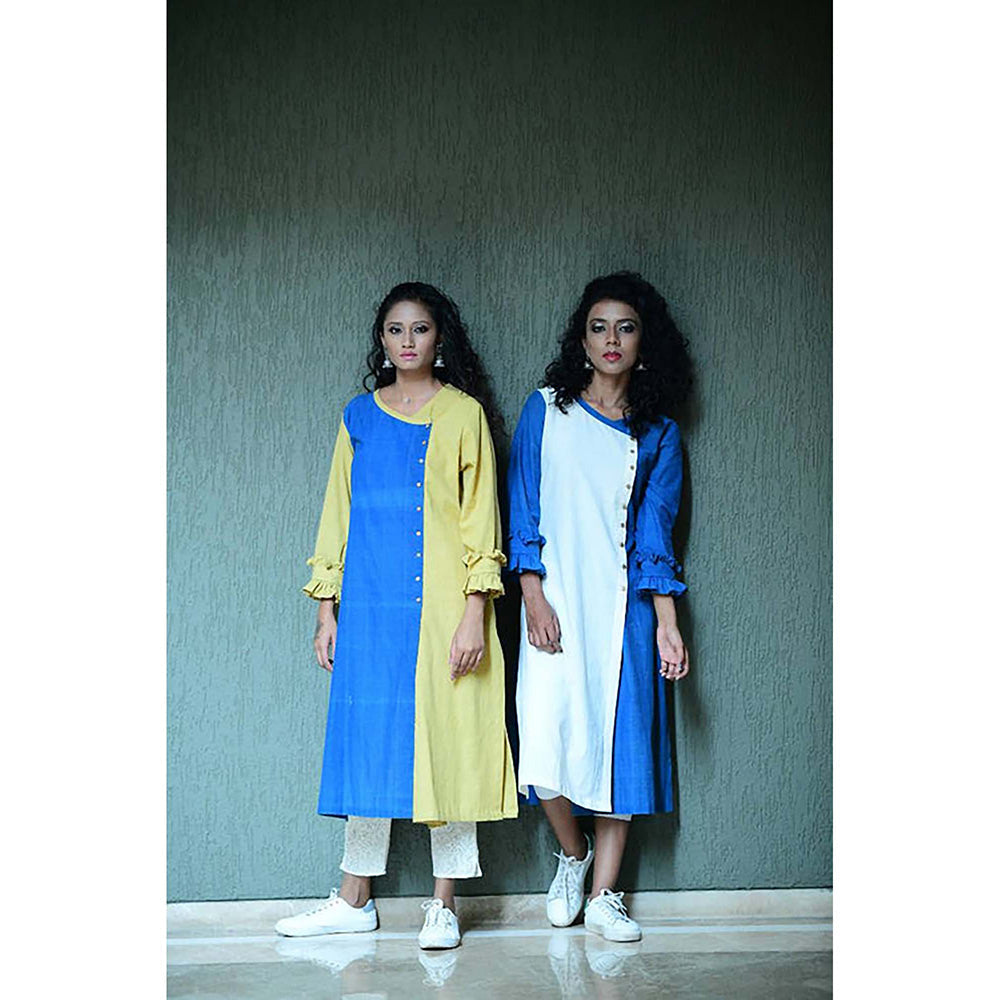 Taraasi Forget Me Not' Handspun Organic Cotton Dress