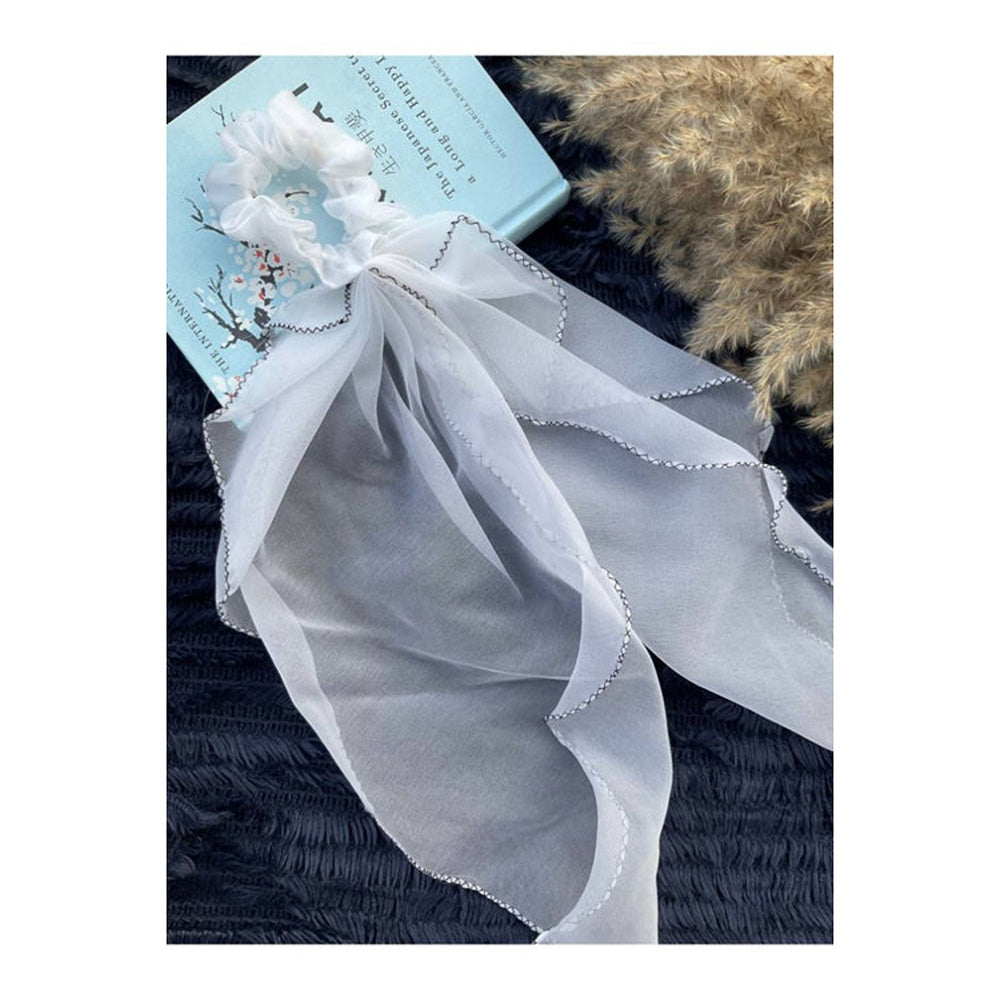 Taraasi Zero Waste Long Tail Organza Scrunchies