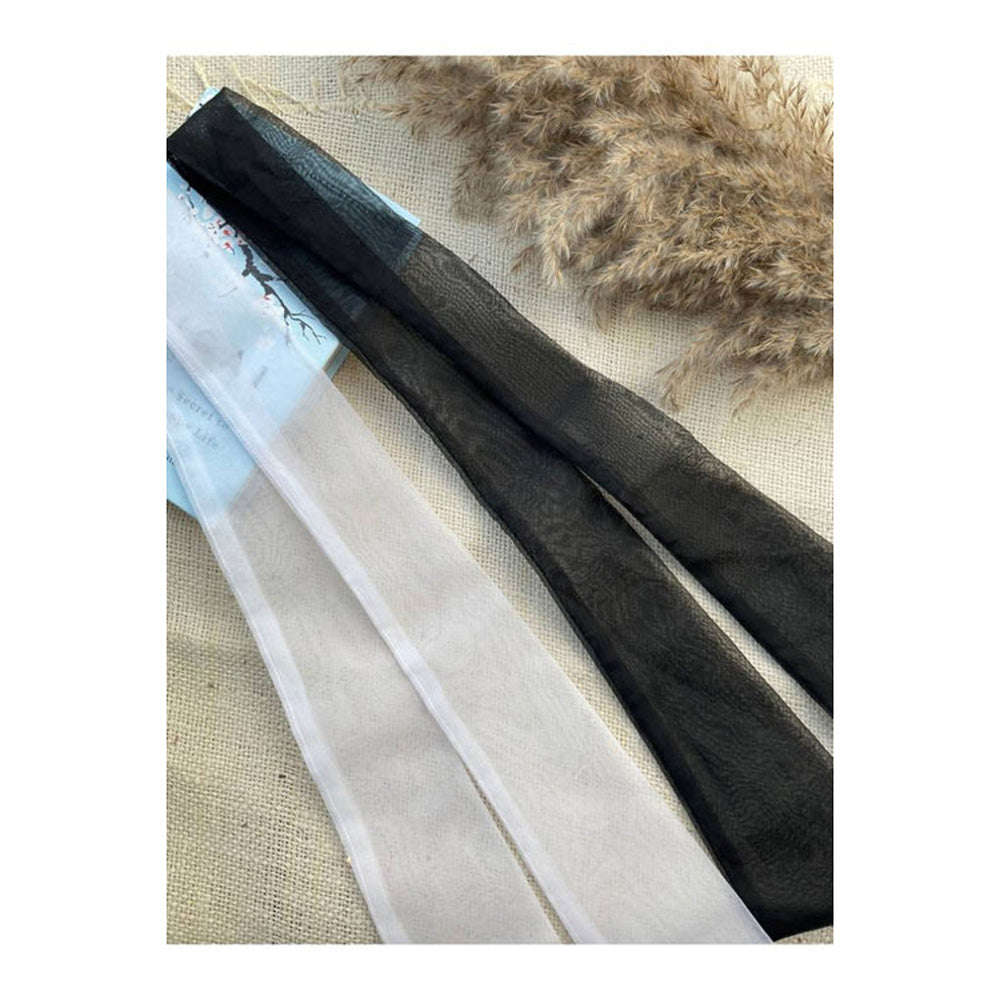 Taraasi Tie Up Organza Headscraf/Headband (Pack of 2)