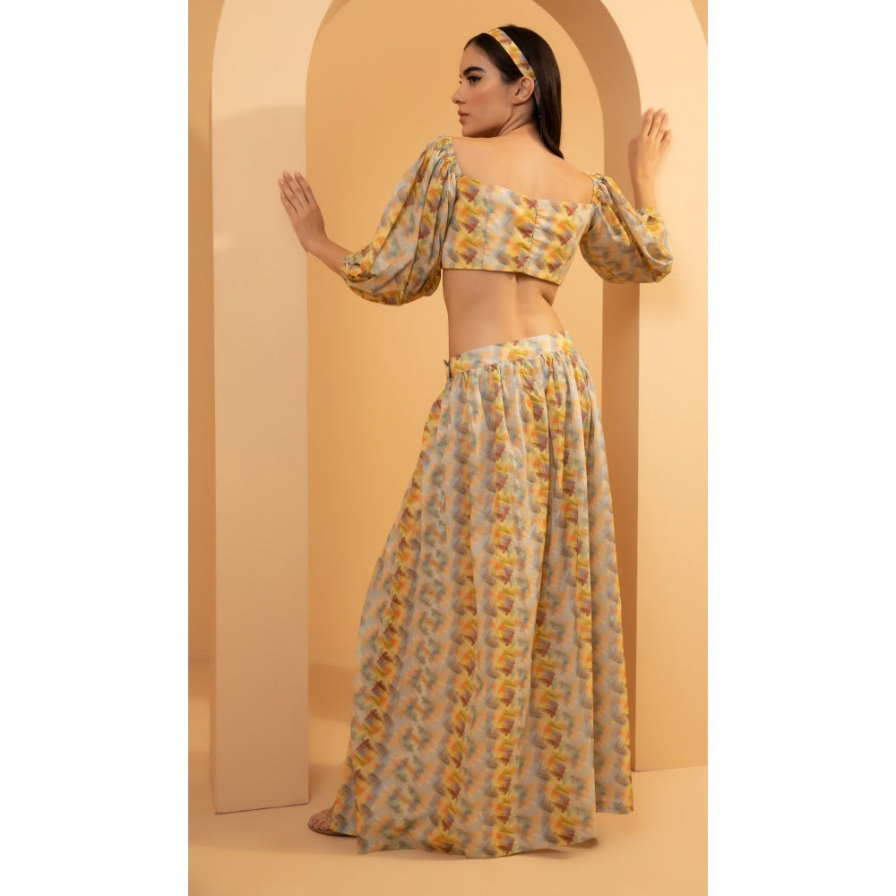 Tarini Vij Multicolor Gwen Co-Ord (Set of 2)