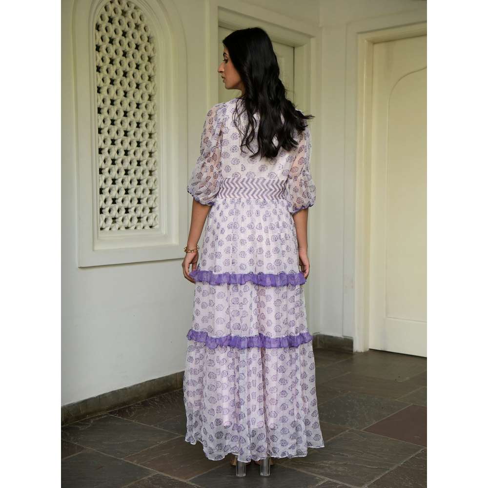 Taro india Plum Carnation Maxi
