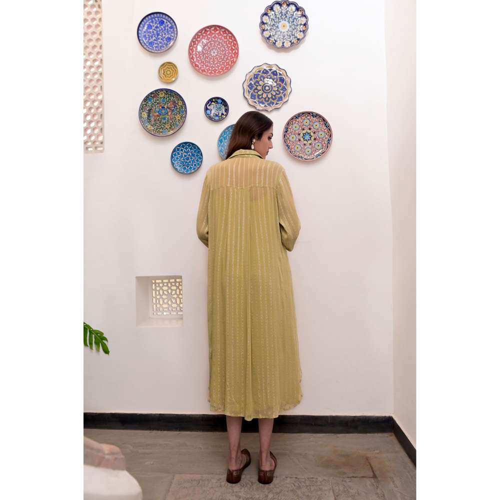 Taro India Pistavi Shirt Dress (Set of 2)