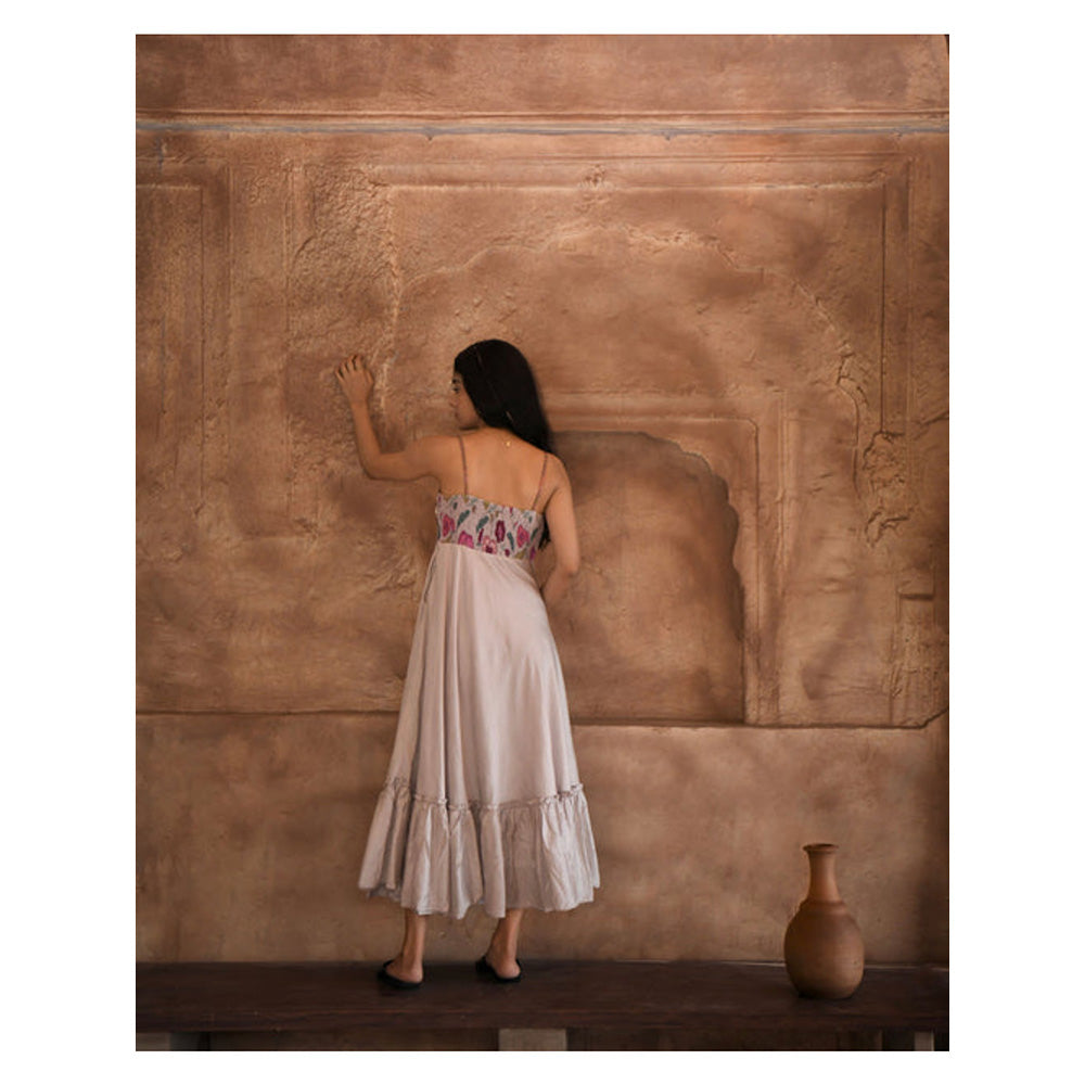 Taro India Floral Pearl Dress