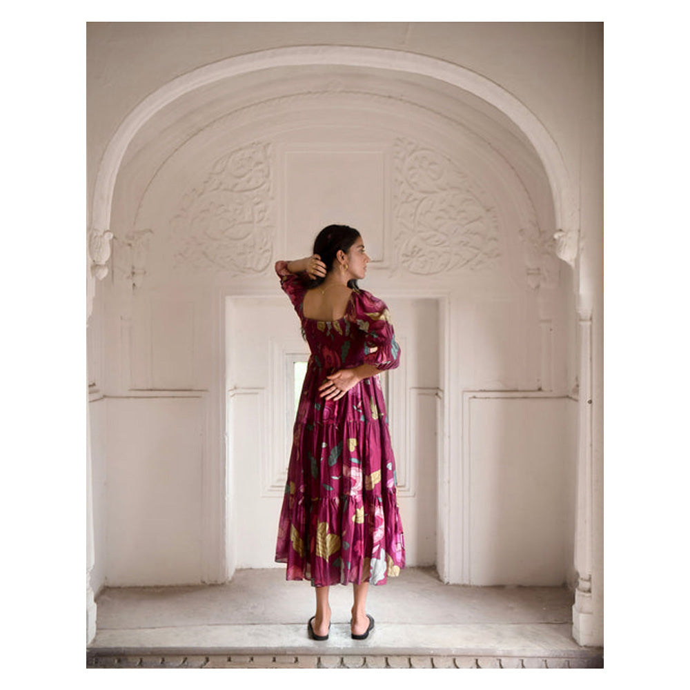 Taro India Ruby Berry Dress