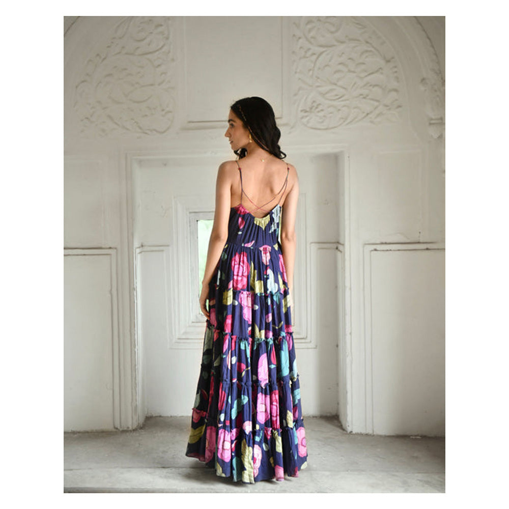 Taro India Midnight Blue Dress
