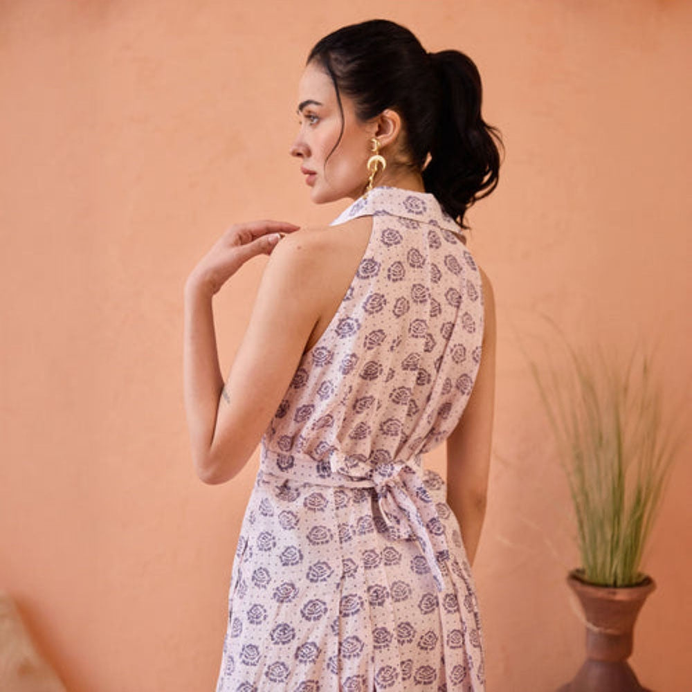 Taro India Lavender Fern Maxi Dress