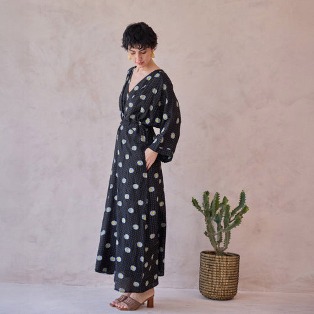 Taro India Daisy Drift Kaftan Maxi Dress