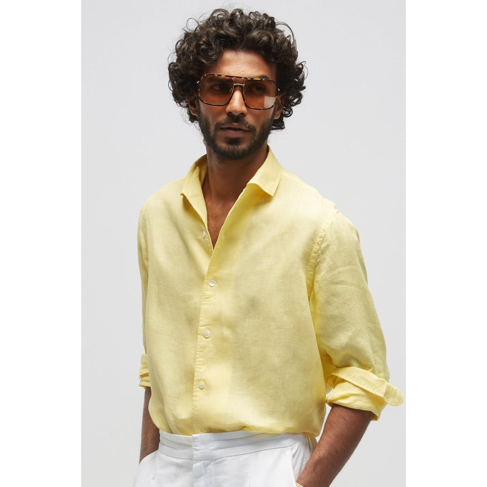 TERRA LUNA Quai Yellow Shirt