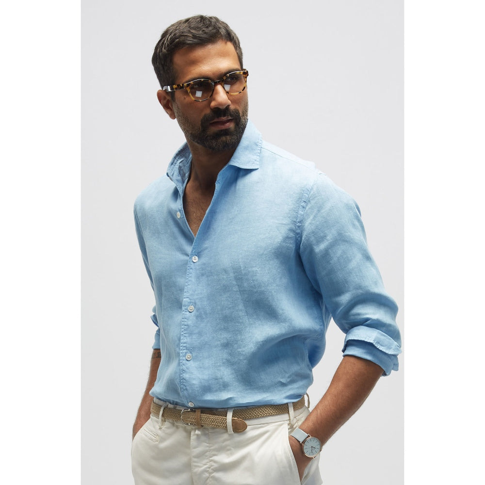 TERRA LUNA Quai Dusty Blue Shirt