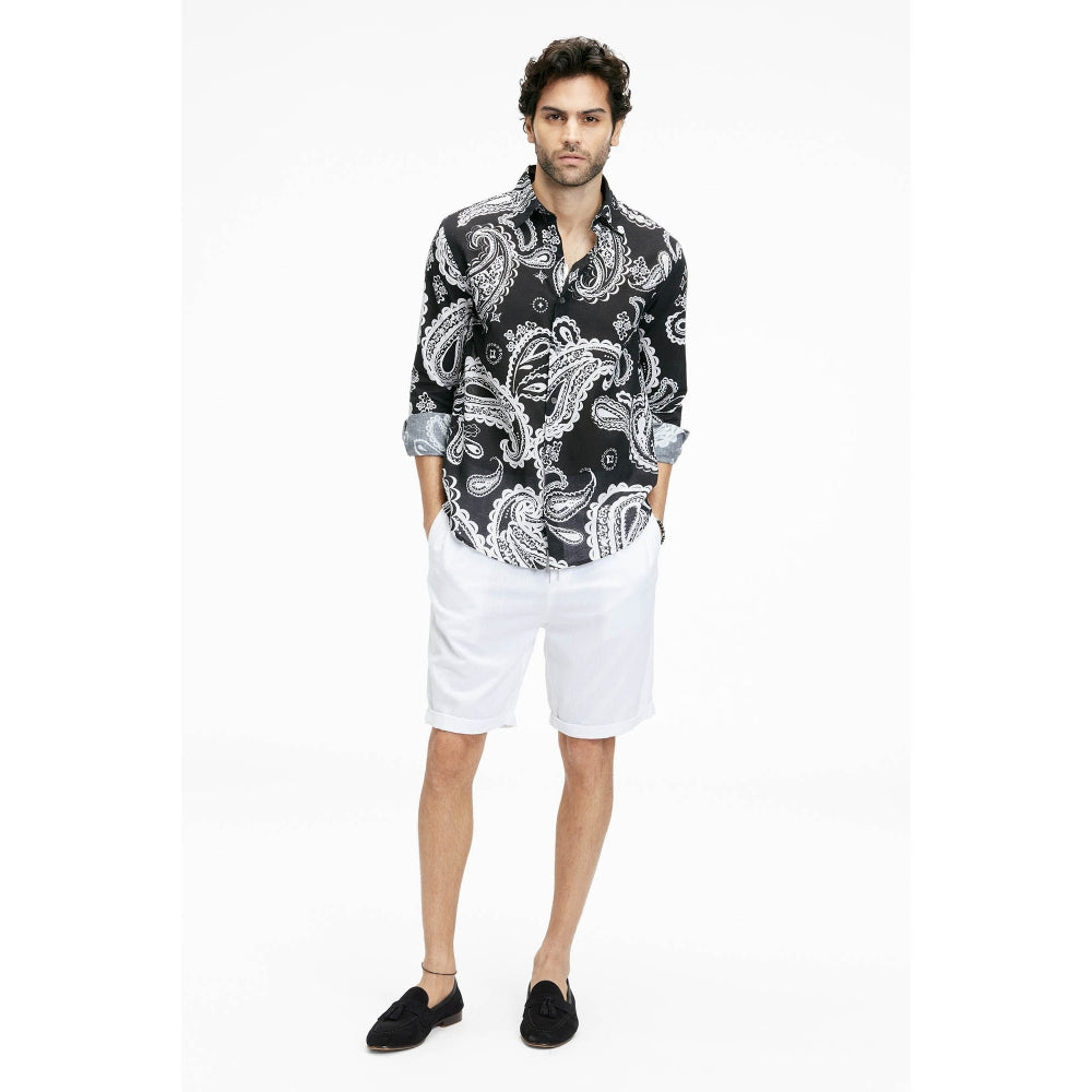 Terra Luna Dante Noir Paisley Shirt