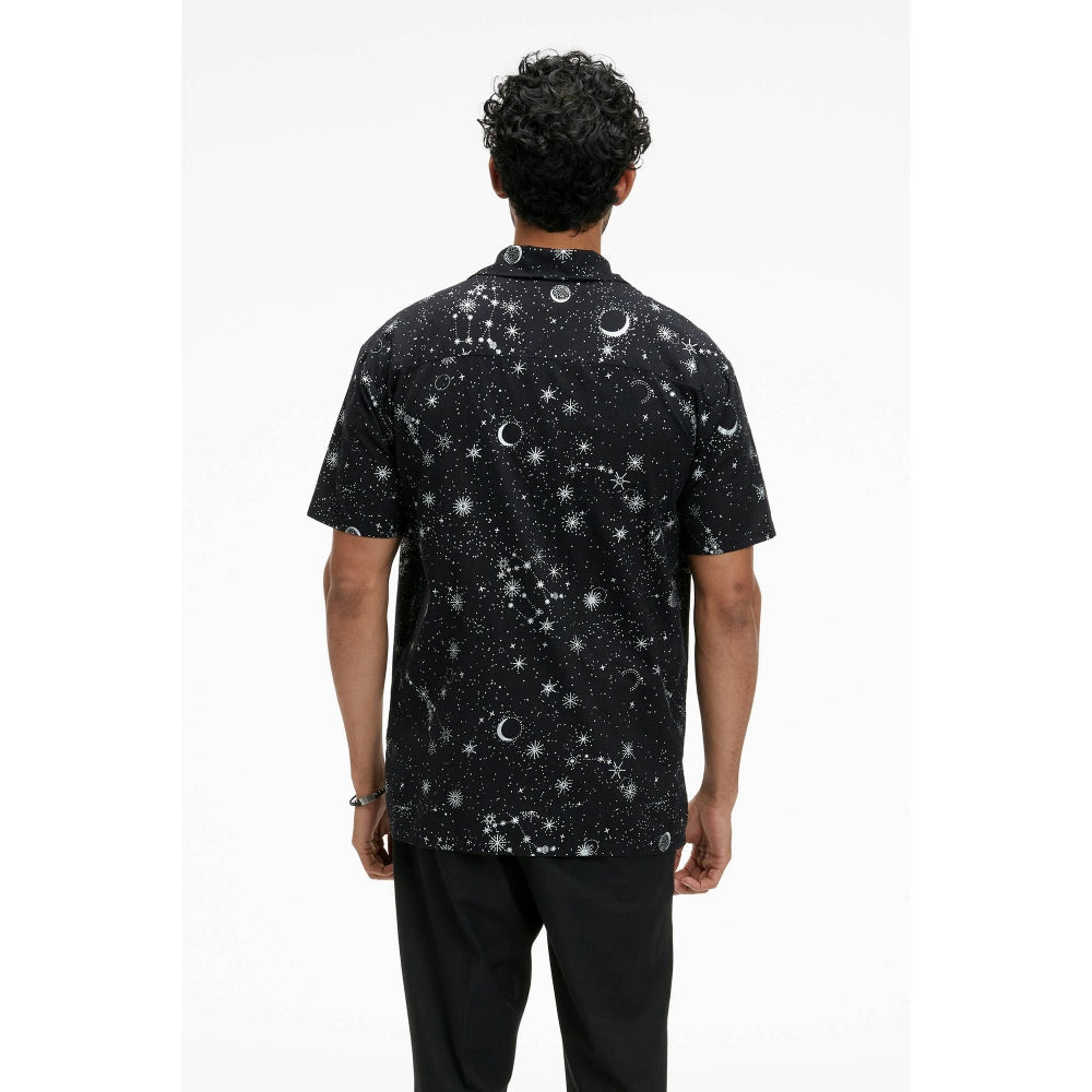Terra Luna Palawan Eco Foil Sparkle Black Shirt
