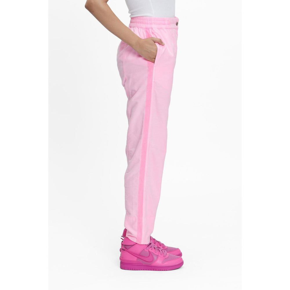 TERRA LUNA Pink Solid/Plain Naipan Pant