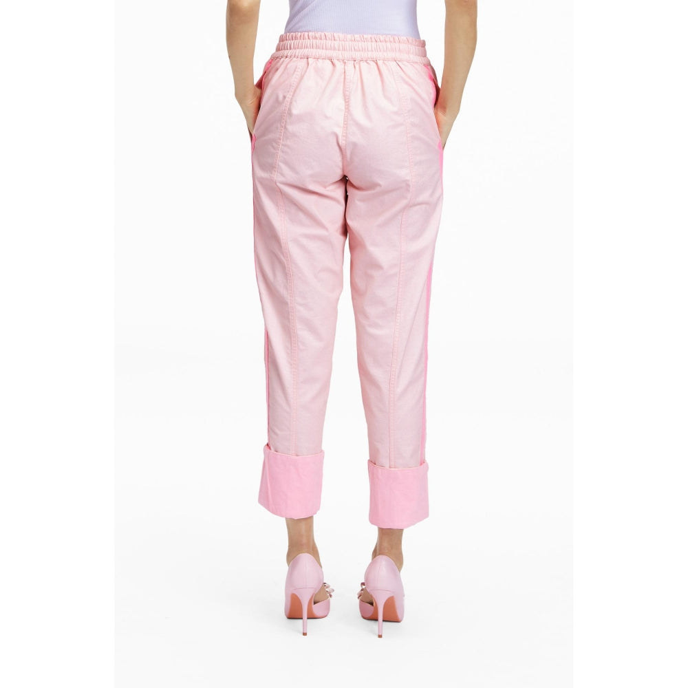 TERRA LUNA Pink Solid/Plain Naipan Pant