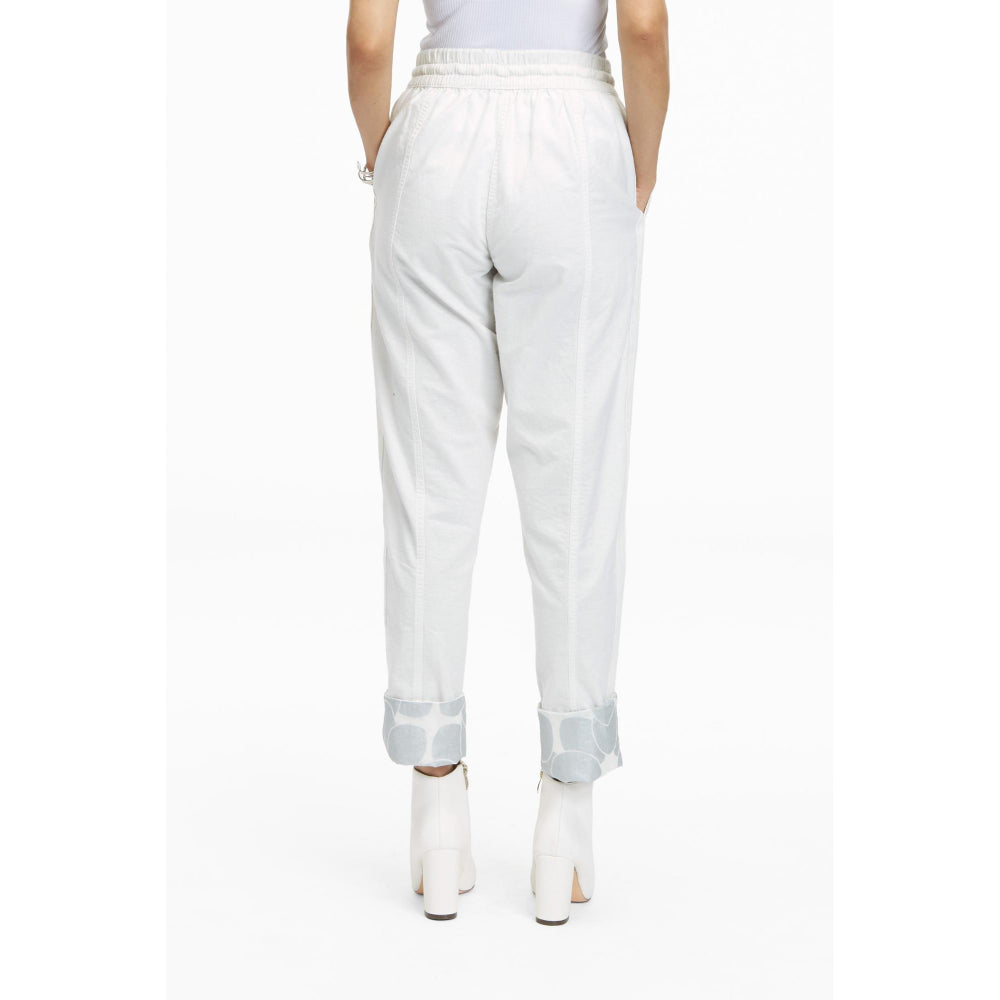 TERRA LUNA Yellow Printed Naipan Pant