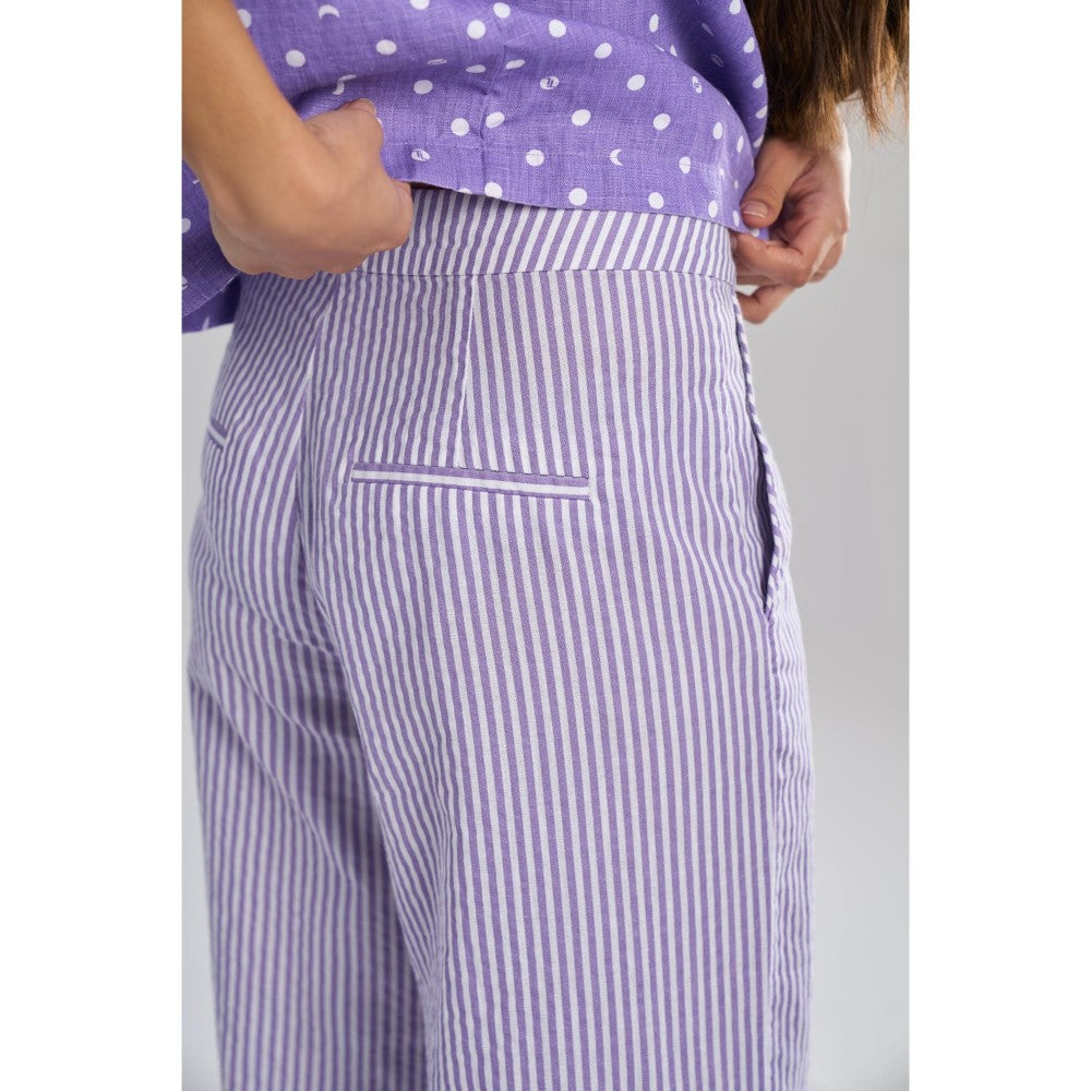 TERRA LUNA Lavender Stripes Nova Pant